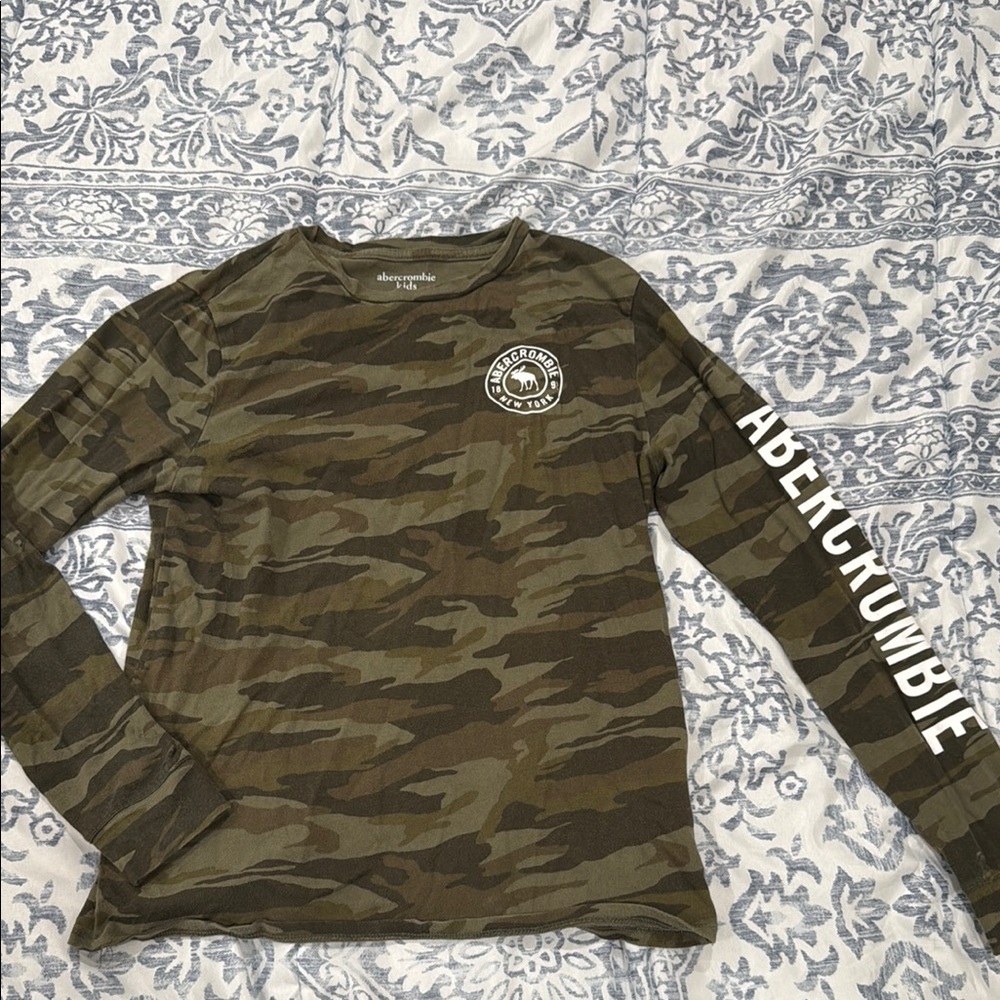 Abercrombie Camo Long Sleeve Shirt